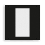 Bord afsluitlantaarn veilig - RS 244a - 300x300mm - Reflecterend