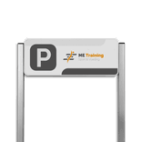Parkeerplaatsbord type TS - met logo en/of eigen ontwerp - reflecterend