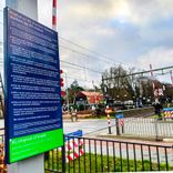 Huisregelbord ProRail / NS Stations - 320x640x25mm RAL5011