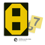 Sticker t.b.v. LAE borden -  545x750mm - Reflecterend