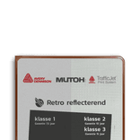 Informatiebord sanitairgebouw en afvalplaats + pijl - reflecterend