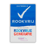 Informatiebord Rookvrije Generatie met eigen logo