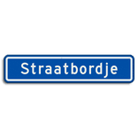 Straatnaambord 12 karakters 700x150 mm NEN 1772