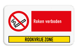 informatiebord - roken verboden