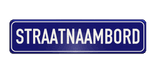 Straatnaambord aluminium DOR 800x200mm - type Binnenstad