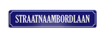 Straatnaambord aluminium DOR 1000x200mm - type Binnenstad