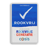 Informatiebord Rookvrije Generatie met eigen logo
