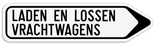 Informatiebord pijl reflecterend met je eigen opdruk