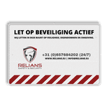 Informatiebord - Buurtbeveiliging + Relians