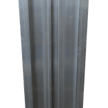 Scheepvaartbord BPR G.5.1 - 200mm - Hoogteschaal - zwart/geel - decimeters