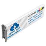 Verwijsbord kokerprofiel reflecterend + eigen opdruk