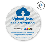 Verkeersbord rond DOR reflecterend met eigen ontwerp/opdruk
