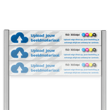 Portaalsysteem TS10 met 200mm panelen + aluminium geborstelde staanders