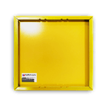 Waarschuwingsbord ProRail - poort afsluiten groot - 300x280mm
