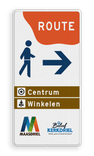 Routebord in Huisstijl - Bewegwijzering