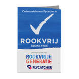 Sticker reflecterend - Rookvrije Generatie + logo