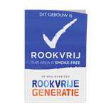 Sticker reflecterend - Rookvrije Generatie + logo