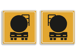 Informatiebord vierkant reflecterend + Eigen ontwerp/opdruk