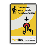 Informatiebord knop deur openen - 2:3 - ParkBee