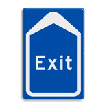 Verkeersbord RVV BB02b Uitgang - afrit