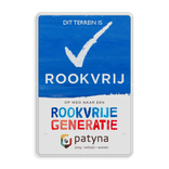 Informatiebord Rookvrije Generatie met eigen logo