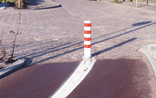 Re-Flex fietspadpaal - kunststof flexibel - uitneembaar