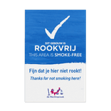 Sticker reflecterend - Rookvrije Generatie + logo