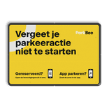 Informatiebord start parkeeractie - 3:2 - ParkBee