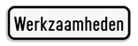 Informatiebord 700x200mm reflecterend met je eigen opdruk