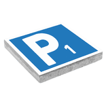 Dalle de signalisation 600 x 600 mm – Modèle personnalisable