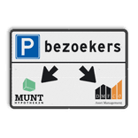 Verkeersbord DOR rechthoek 3:2 reflecterend + eigen ontwerp/opdruk