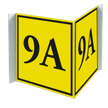 Panneau à angle droit - avec votre propre design / logo