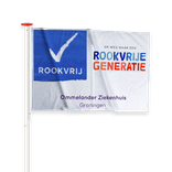 Gevel-/mastvlag + logo - Rookvrije Generatie