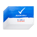 Bord Rookvrije Generatie - formaat 500x400mm - set 10 stuks