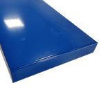 Verwijsbord KOKER Bruin/wit/zwart - pijl links, 2 regelig met 1 pictogram - Klasse 3 reflecterend