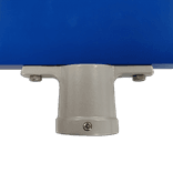 Verwijsbord KOKER Blauw/wit/zwart - pijl rechts, 2 regelig met 1 pictogram - Klasse 3 reflecterend
