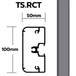 Bedrijfsbord 600mm breed, staanders 1000mm (boven de grond)