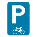 Parkeerbord motoren