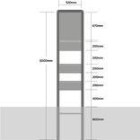 Zoneportaal RVV C07zb-OB108 Type 1 - 530x670mm