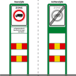 Zoneportaal RVV C07zb-OB108 Type 1 - 530x670mm