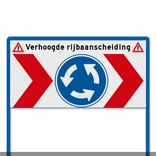 Rotondeportaal Type 2- Verhoogde rijbaanscheiding - 2000x1000mm