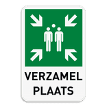 Panneau point de rassemblement (Verzamelplaats) - Néerlandais