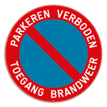 Parkeerbord - E1 - Toegang Brandweer