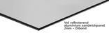 Huisnummerbord reflecterend 119x109mm - Aarschot