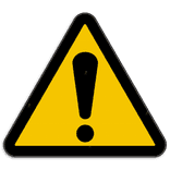 Waarschuwingsbord W001 - Algemeen gevaar