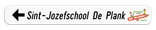 Verkeersbord SB250 F34a - Openbare inrichting - links + picto