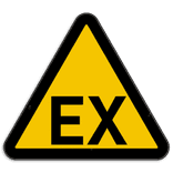 Panneau d'avertissement W000 - Danger, atmosphère explosive
