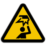Waarschuwingsbord W020 - Gevaar voor hoofd stoten