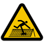 Waarschuwingsbord W036 - Gevaar voor zacht, breekbaar dak