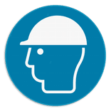 Panneau d'obligation - M014 - Casque de protection obligatoire